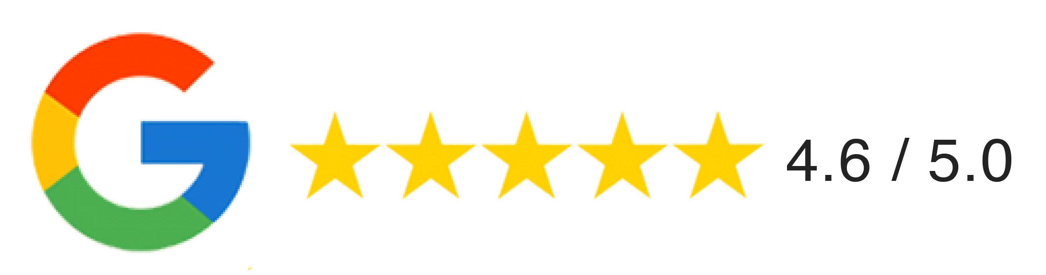 Google review 4.6/5.0